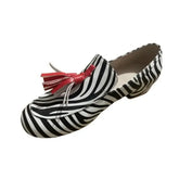 LIZAKOSHT - New Women's Shoes Spring Autumn Tassel Low Heel Round Head Large 40-43 Shallow Mouth Leopard Pattern Casual Lofers Shoes