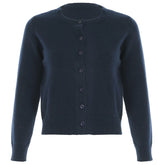 LIZAKOSHT - Sweater Cardigan Women Single Breasted Long Sleeve Elegant Vintage Jumper Solid Wool Knitted Autumn Winter Outwear Back