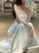 LIZAKOSHT - Elegant Spaghetti Strap Women Dress Summer Square Collar Evening Party Female Clothing Fashion Bandage Vintage A-line Dresses