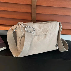 LIZAKOSHT - Waterproof Canvas Nylon Crossbody Bag Lightweight Faionable Mom Bag Leisure Walking oulder Bag Zipper Closure Soft Ox...