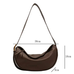 LIZAKOSHT - Crossbody bag female new dumpling bag minimalist fashion wild Korean small round bag ladies shoulder bag armpit bag