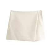 LIZAKOSHT  -  Spring Women's French Fashion High Waist Asymmetric Short Skirt Pants