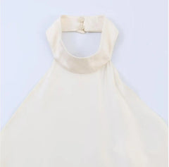 LIZAKOSHT - Holiday White 3D Embroidery Flower Short Sleeve Dresses Woman Ruched Chest Single-breasted Buttons Mini Dresses Vestidos Robe