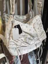 LIZAKOSHT - New Sweet Pleated Crossbody Bag Korean Niche Design Floral Large Capacity Girl Canvas Bags