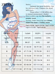 LIZAKOSHT - Pleasted Bikini Sexy Swimwear Floral Print Bikini Set Triangle Swimsuit Women Two Piece Suits Bandage Beachwear Bath Suit