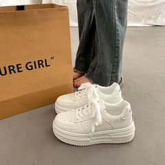 LIZAKOSHT - Shoes Woman Flats Wedge Basket Clogs Platform Casual Female Sneakers All-Match Dress Sports Creepers Summer Small New