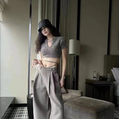 Lizakosht Fashion Pu Leather Equestrian Hat Women Korean Vintage Peaked Hats Spring Summer Versatile Sun Hat Flat Top Baseball Cap