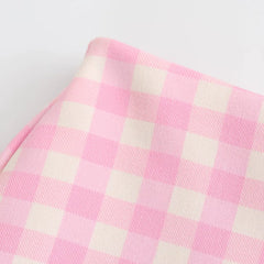 LIZAKOSHT  -  Spring Women's French Fashion High Waist Asymmetric Short Skirt Pants