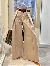 LIZAKOSHT - Urban Female Fashion High Waist Wide Leg Pants New Spring Summer Loose Casual Office Pleated Trousers For Women