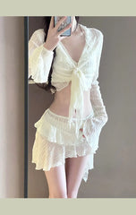 LIZAKOSHT - Women in Swimsuits Bikini Slim Conservative Sexy Split Vacation