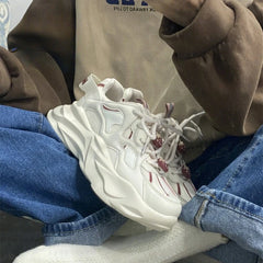 LIZAKOSHT - Strawberry Chunky Shoes Women College Style Versatile Breathable Platforms Shoes Lightweight Non Slip Womens Sneakers