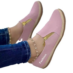 LIZAKOSHT - Casual Canvas Slip-On oes for Women with Jute Rope Platform Bot Color Spring Autumn New Sle Faionable Flat oes