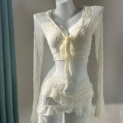 LIZAKOSHT - Women in Swimsuits Bikini Slim Conservative Sexy Split Vacation