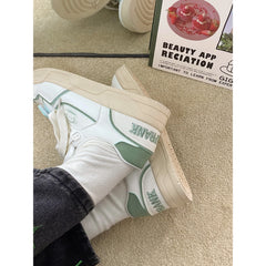 LIZAKOSHT - Womens Sneakers Summer Shoes Platform Roses Casual Mesh Thick Sole Fabric Round Toe Retro Basic Flock Cross-tied Solid Lace