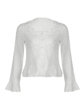 LIZAKOSHT - White Long Sleeve Tees Aesthetic Streetwear Tops Y2k Elegant Women Irregular Hem Shirt Female Grunge Fairycore Coquette