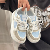 Lizakosht Casual Blue Platform Sneakers Female Flats Korean Kawaii Vulcanize Lolita Designer Vintage Women's Sports Shoes Harajuku