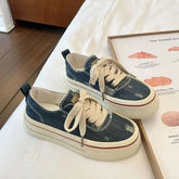 LIZAKOSHT - Canvas Shoes for Women Spring Autumn New Arrival Woman Footwear High Quality On Sale Stylish Walking Y2k Fashion Light A H