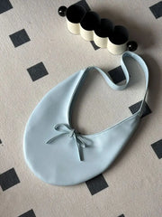 LIZAKOSHT - New Bow Pu Leather Designer Large Capacity Handbag Tote Bags Women Commute Shoulder Bag