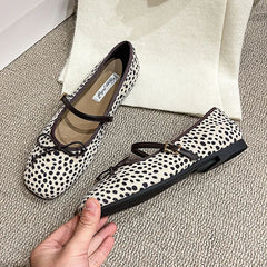 LIZAKOSHT - Fashion Buckle Strap Women Mary Janes Flats Dress Shoes Round Toe Female Flats Soft Ladies Lolita Shoes New Spring Autumn