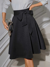 LIZAKOSHT - Tied Knee Length Skirt