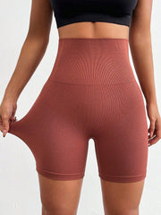 LIZAKOSHT - Seamless High Waist Active Shorts