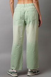 LIZAKOSHT - POL Embellishments Gradient Wide Leg Pants
