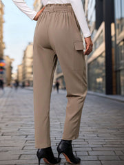 LIZAKOSHT - Perfee High Waist Straight Pants