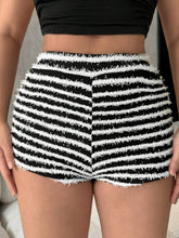 LIZAKOSHT - Striped High Waist Shorts