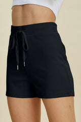 LIZAKOSHT - Basic Bae Full Size Air Scuba Drawstring High Waist Shorts