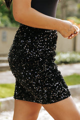 LIZAKOSHT - Sequin Mini Skirt