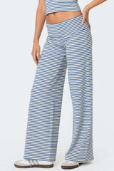 LIZAKOSHT - Striped Wide Leg Pants