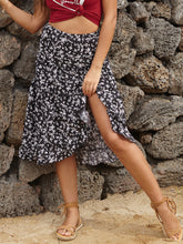 LIZAKOSHT - Perfee Printed Elastic Waist Skirt
