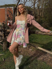 Lizakosht  Sexy Off Shoulder Sweet A-Line Mini Dress Women Elegant Solid Slash Neck Lace Dress Summer Backless Pleated Bodycon Party Dress