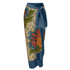 Lizakosht Printed Lace Up Chic One Piece Swimsuit Women's Bandage Swimsuit Thong Underwear Bra Summer Swiming Suit Luxury Bourkini