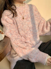 Sweater Women 2022 New Spring Autumn Knitted Shirt Long Sleeve Loose Color Pullover Casual O-Neck Clothes Female Tops