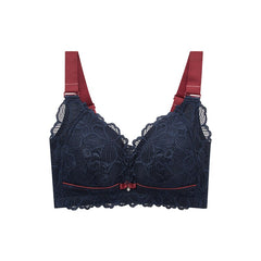 Plus Size Bras For Woman Minimizer Lace Bralette Wire Free Push Up Lingerie Underwear For Woman Convertible Straps Bras Ladies