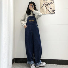 Spring Suspenders Straight Black Skinny Ladies Jeans Woman Pants Korean Fashion Women Clothes Streetwear Romper Overalls