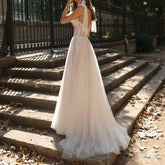 Grosfairy 2021 Women Wedding Party Slit Dress New Arrival Casual Brand Fashion Sexy Backless Sling Touching Chest Illusion Robe