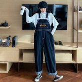 Spring Suspenders Straight Black Skinny Ladies Jeans Woman Pants Korean Fashion Women Clothes Streetwear Romper Overalls