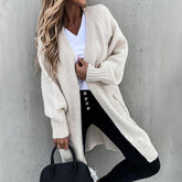 Winter Women Knitted Sweater Cardigan Open Stitch Oversized Cardigan Women Autumn Loose Fashion Sweaters For Women