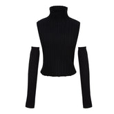 Fashion Women's Knitted Sweater Tops Womens Sweaters Pullover Woman Basic Female Top Clothing