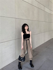 Lizakosht 2022 Brand New Women Fashion Trousers High Waist Ankle-length Loose Casual Pants Cargo Pants Pantalones Mujer Cintura Alta