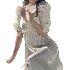 Lizakosht Women Sleepwear Night Wear Summer Nightgown Nighty for Ladies