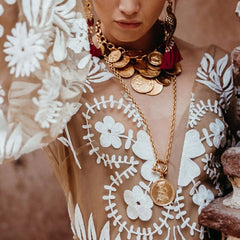 Grosfairy New Wedding Party Dresses Women Deep V Neck Mesh Embroider Puff Sleeve Backless White Evening Vestido 2021 Fashion