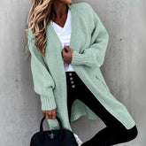 Winter Women Knitted Sweater Cardigan Open Stitch Oversized Cardigan Women Autumn Loose Fashion Sweaters For Women