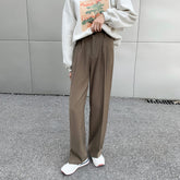 Lizakosht Summer Women Work Suit Pants Spring Quality Elegant Office Lady Long Trousers New Solid High Waist Female Pants