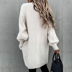 Winter Women Knitted Sweater Cardigan Open Stitch Oversized Cardigan Women Autumn Loose Fashion Sweaters For Women