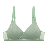 The new erotic lingerie self-heating fiber small bra gathers no steel ring sleep underwear naked feeling seamless bralette women