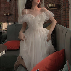 Lizakosht Actual Photo Of Long Sling Dress With Lace Sunscreen In Soft Yarn In Summer Of 2021 2 Piece Set Women Sleeveless Dress