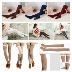 Knee Socks Women Cotton Thigh High Over The Knee Stockings Warm Long Stocking women Sexy Medias winter 2018 woman